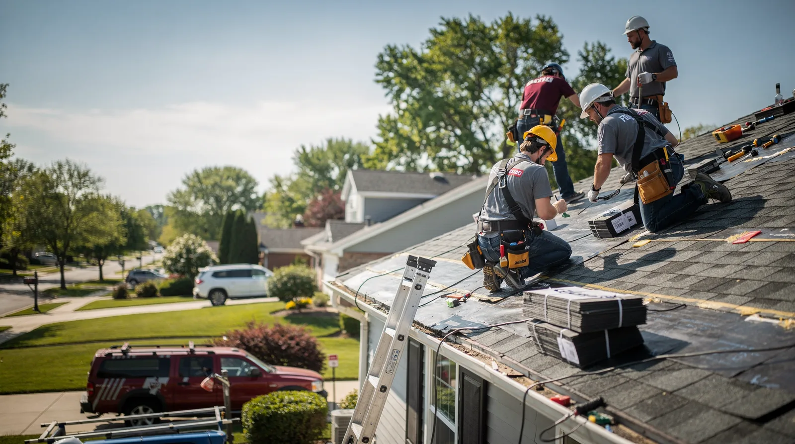 Roof Repair in Sandoval, IL around you